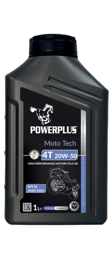 Original PowerPlus MOTORCYCLE 4T 20W-40 packaging