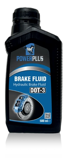 Original PowerPlus BRAKE FLUID DOT 3 packaging